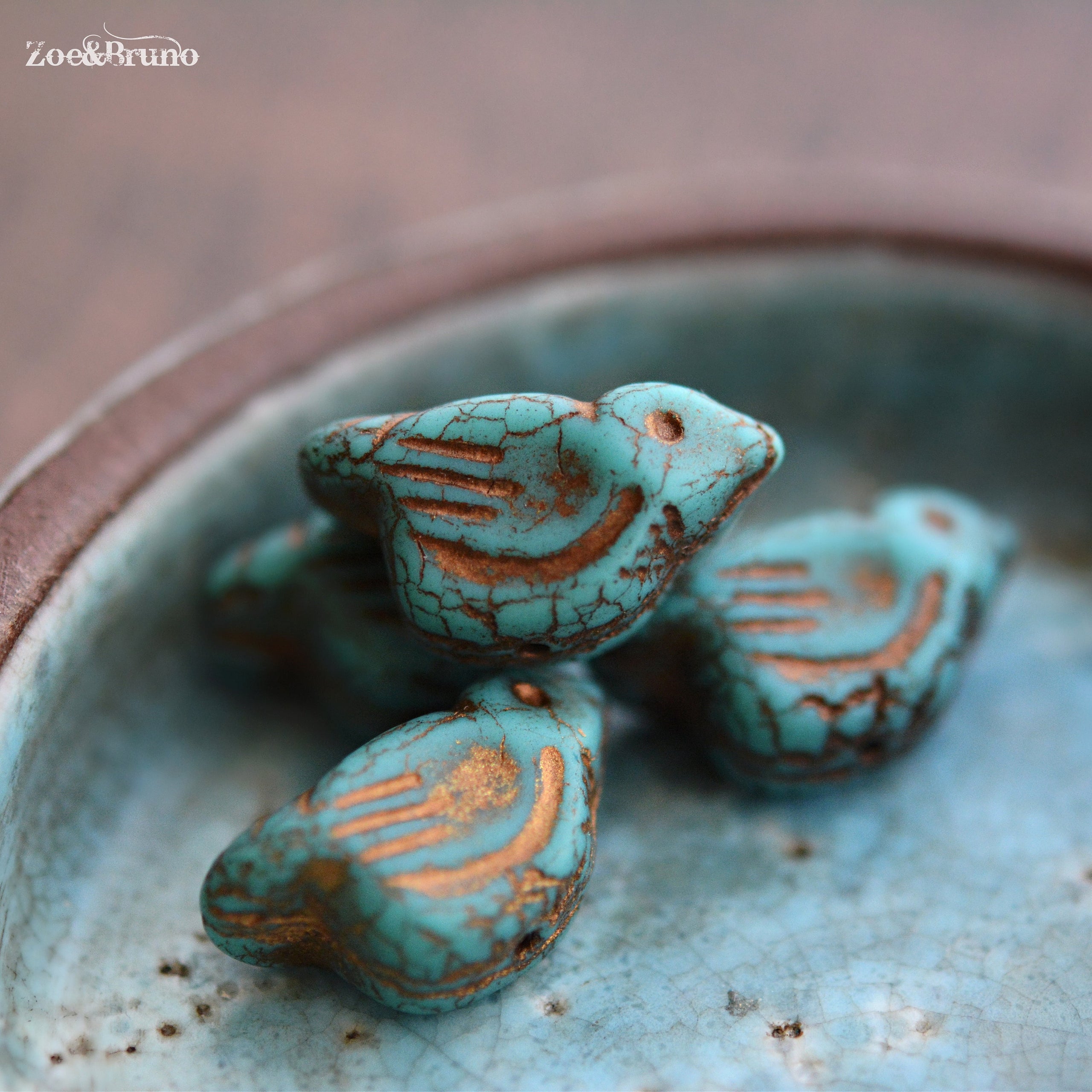Ceramic discount bird beads